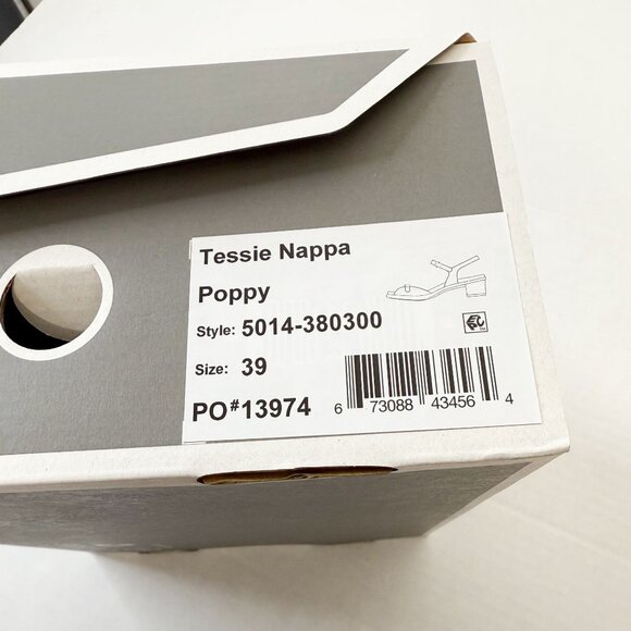 DANSKO NWB Sz 39 Red/Poppy Nappa Leather Tessie Comfort Sandals - Picture 8 of 10